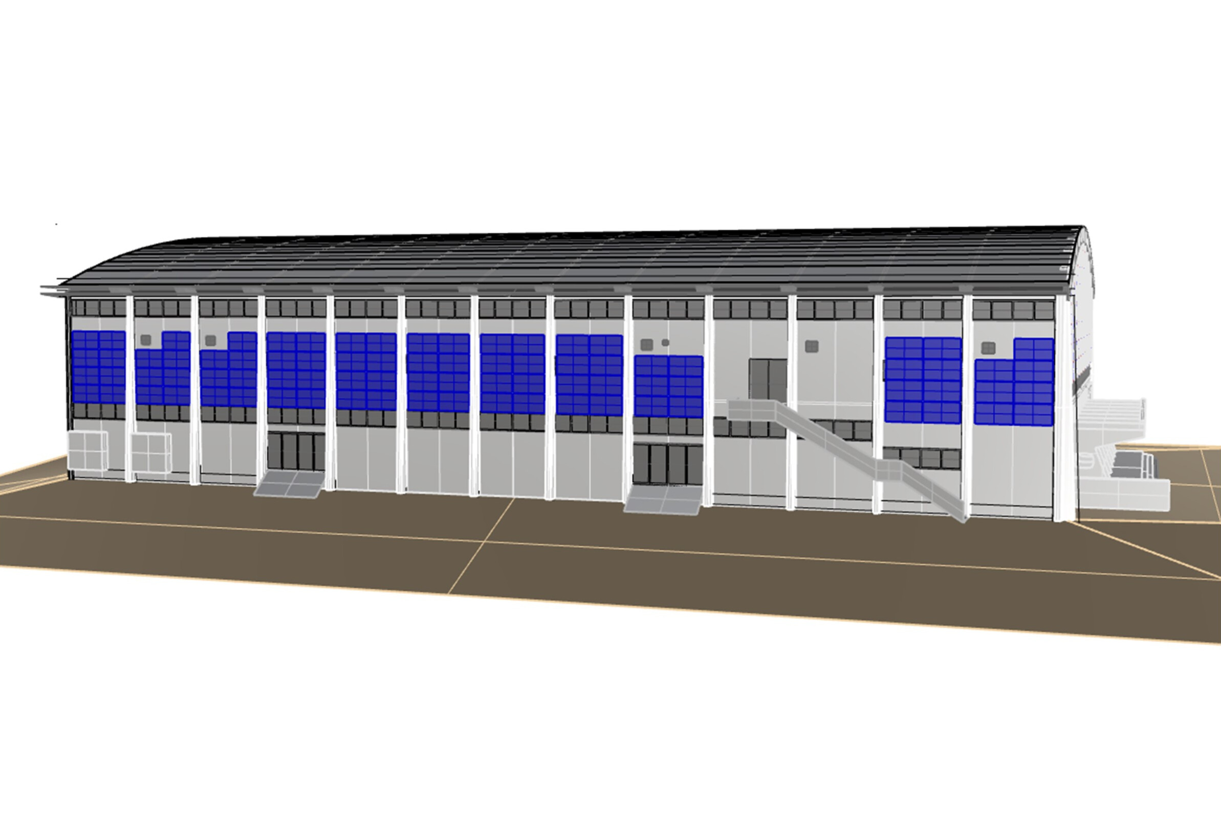 intégration de solutions photovoltaïques BIPV sur des façades